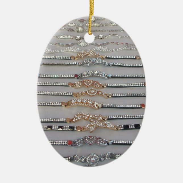 Ornement En Céramique Lovely Diamind Jewelry coeur design collection d'a (Devant)