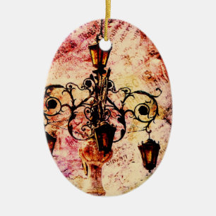 Ornement En Céramique Lumière Plaza