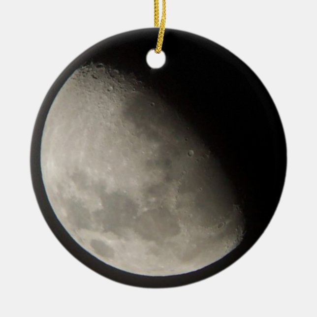 Ornement En Céramique Lune (Devant)