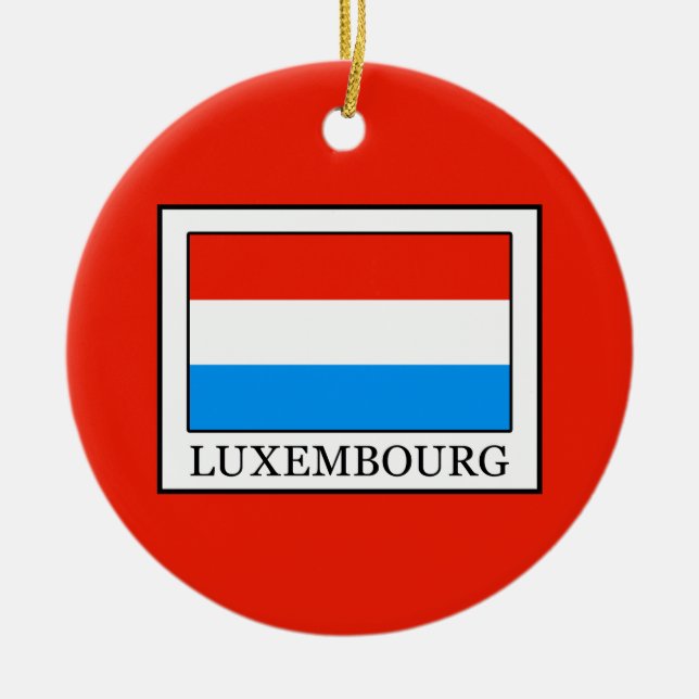Ornement En Céramique Luxembourg (Devant)