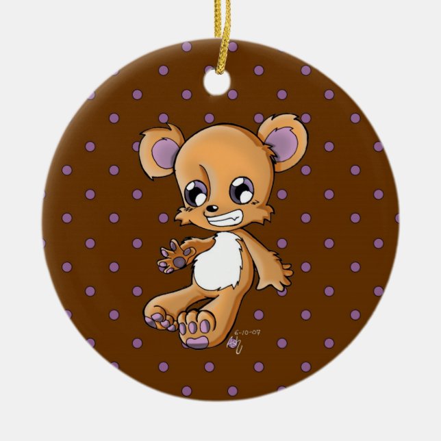 Ornement En Céramique M. Teddy (Devant)