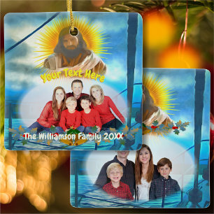 Ornement En Céramique Ma famille de lumière 0916