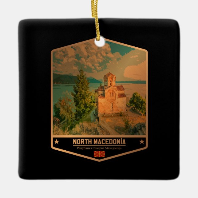 Ornement En Céramique Macédoine du Nord (Devant)