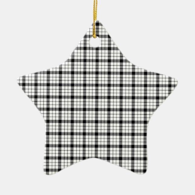 Ornement En Céramique MacFarlane Tartan (Devant)