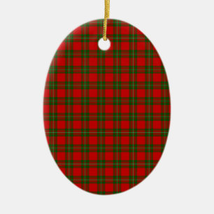 Ornement En Céramique MacGregor Tartan