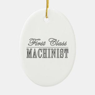 Ornement En Céramique Machinistes élégants : Machiniste de première