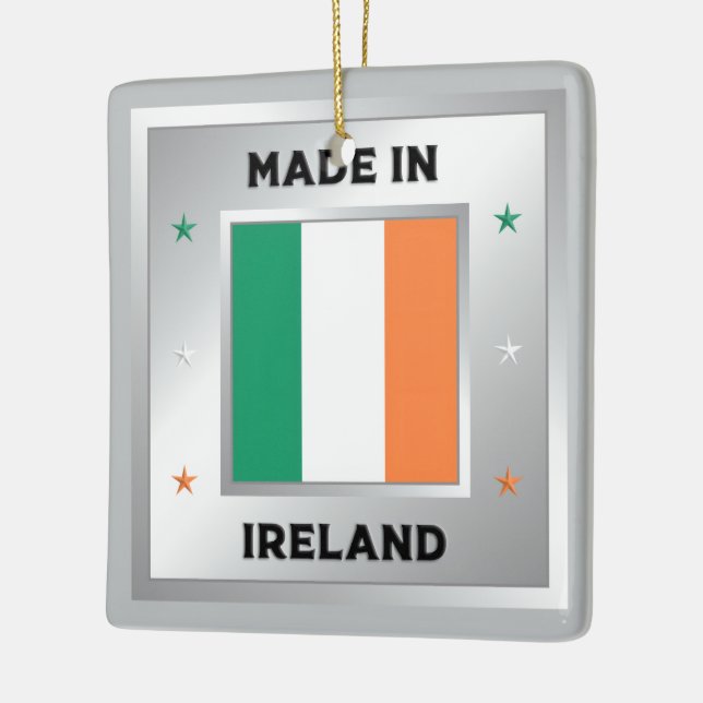 Ornement En Céramique Made In Ireland (Gauche)