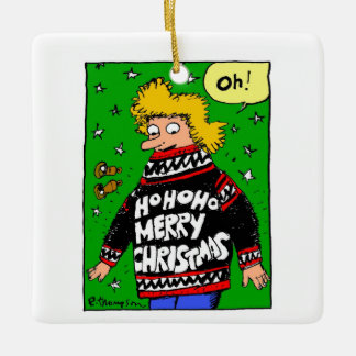 Ornement En Céramique Mai tous vos chandails de Noël soient chauds et