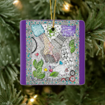 Mains sur coeur Ornament