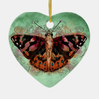 Ornement En Céramique Maison - Madame peinte