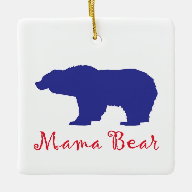 Ornement En Céramique Mama Bears (Devant)