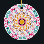 Ornement en céramique Mandala<br><div class="desc">C'est génial</div>