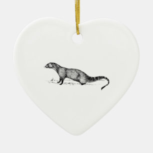 Ornement En Céramique Mangouste