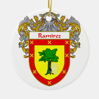Ornement En Céramique Manteau de Ramirez des bras/de crête de famille