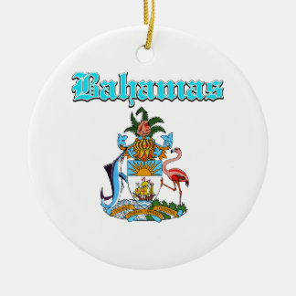 Ornement En Céramique Manteau grunge des Bahamas des conceptions de bras