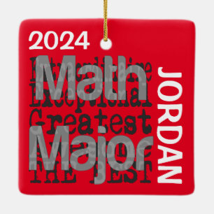 Ornement En Céramique Math Major Extraordinaire CUSTOM