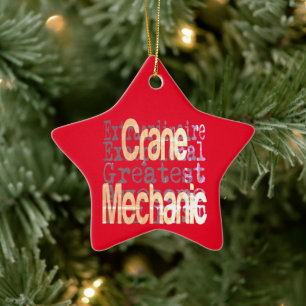 Ornement En Céramique Mécanique de grue Extraordinaire
