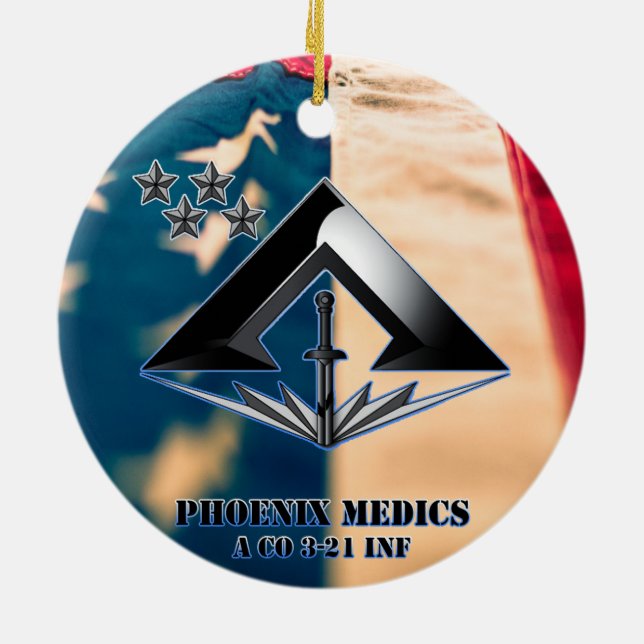 Ornement En Céramique Médecins de Phoenix (Dos)