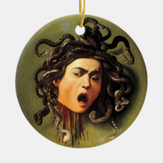 Ornement En Céramique Méduse, Caravaggio