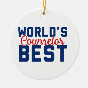 Ornement En Céramique Meilleur conseiller du monde