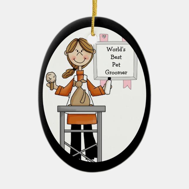 Ornement En Céramique Meilleure organisation d'élevage d'animaux de comp (Devant)