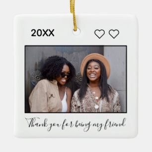 Ornement En Céramique Meilleurs Amis Amitié Soeurs Gratitude Custom