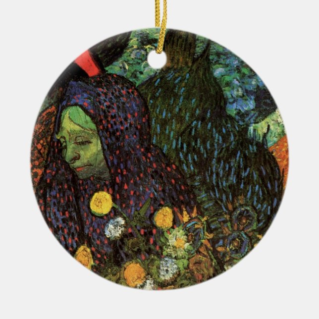Ornement En Céramique Mémoire du jardin à Etten par Vincent van Gogh (Devant)