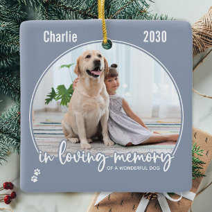 Ornement En Céramique Mémorial pour animaux de compagnie en mémoire d'am