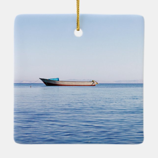 Ornement En Céramique Mer apaisante (Dos)