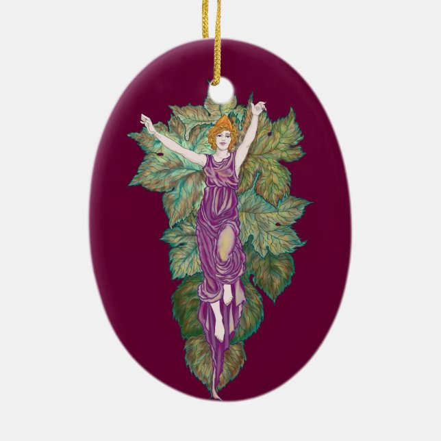 Ornement En Céramique Mère-déesse de Demeter (Dos)