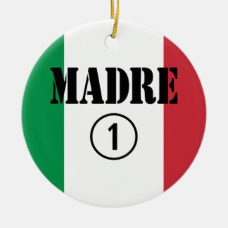 Ornement En Céramique Mères et mamans de langue italienne : L'ONU de