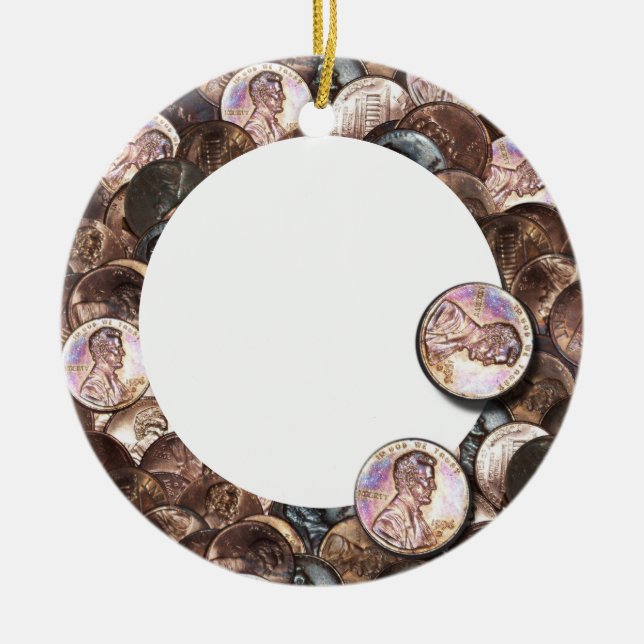 Ornement En Céramique Mes Deux Cents Vaut La Peine (Devant)