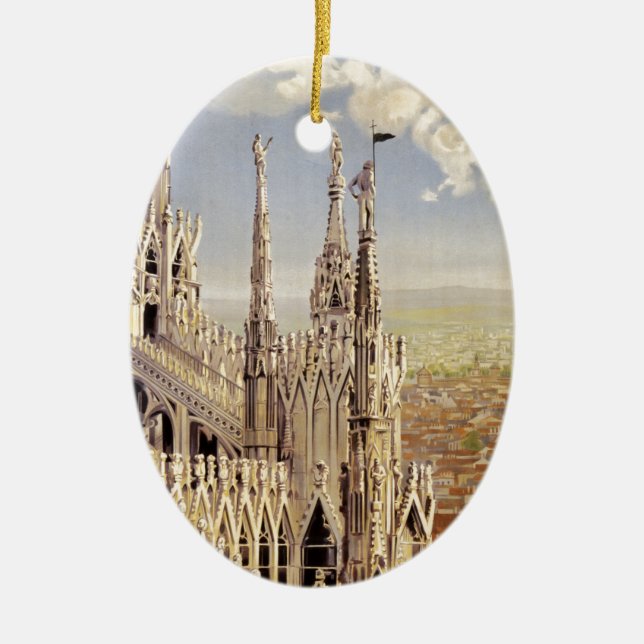 Ornement En Céramique Milano (Devant)