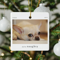 Minimal Définir Naughty Pet Photo Keepsaké