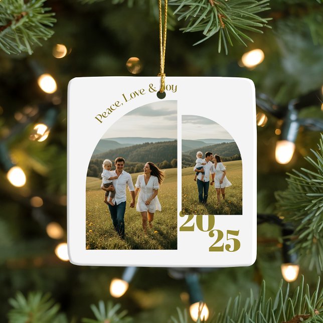 Ornement En Céramique Minimal Double Sided Arch Two Photo  (Créateur téléchargé)