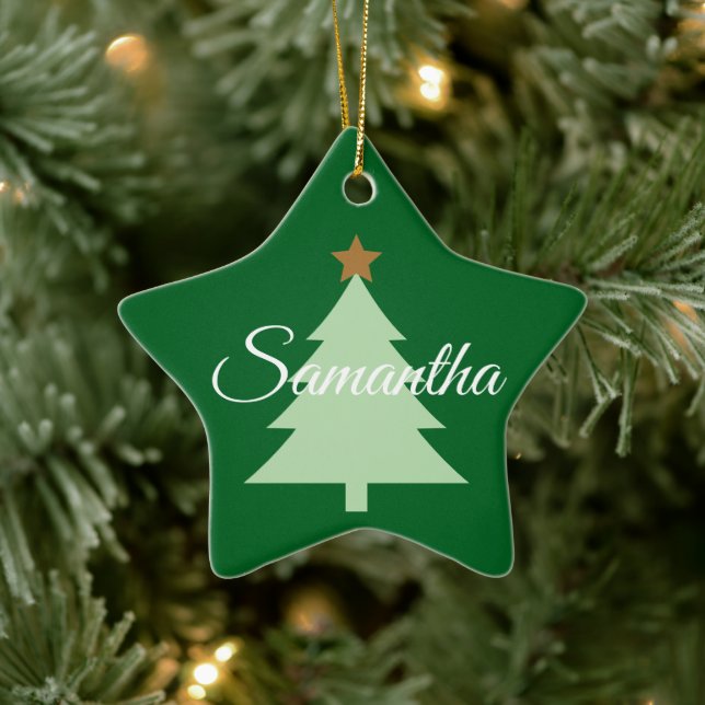 Ornement En Céramique Minimalist Christmas ornament  (Arbre)