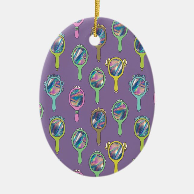 Ornement En Céramique miroir (Devant)