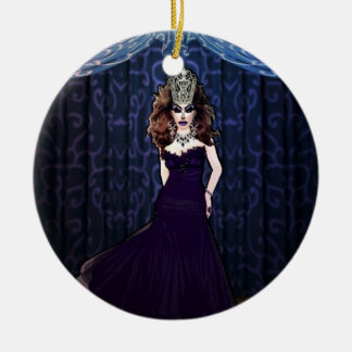 Ornement En Céramique Mlle Priscilla Velvet Ornament