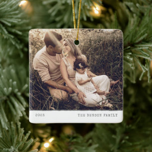 Ornement En Céramique Moderne minimaliste Type Gray Holiday