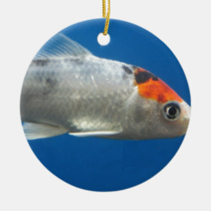 Ornement En Céramique Mon animal de compagnie Koi Fish
