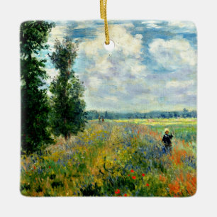 Ornement En Céramique Monet - Champ de pavot, Argenteuil