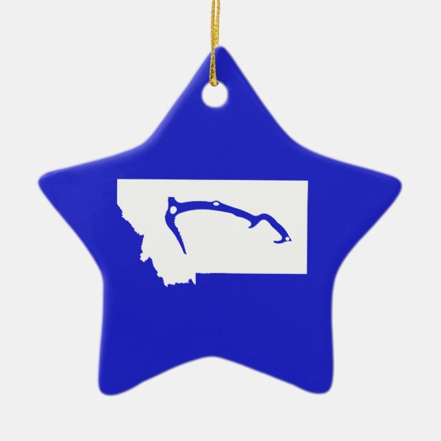 Ornement En Céramique Montée de glace Montana (Devant)