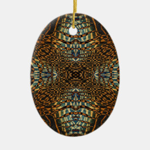 Ornement En Céramique Motif à fourrure de tigre de Kaleidoscope