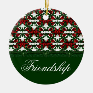 Ornement En Céramique Motif actuel de Noël