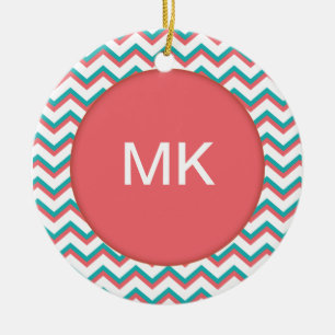 Ornement En Céramique Motif de Chevron de sud-ouest