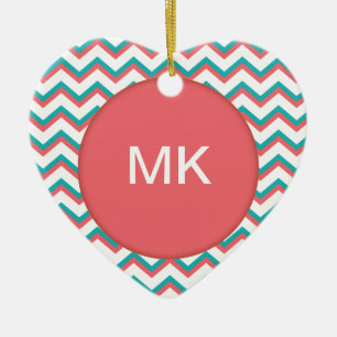 Ornement En Céramique Motif de Chevron de sud-ouest