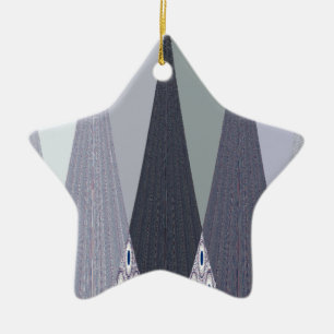 Ornement En Céramique Motif de géométrie tribale