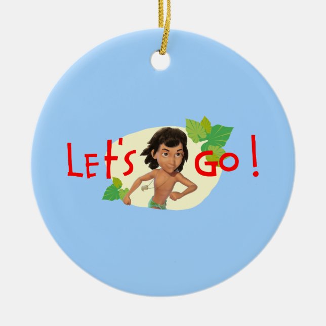 Ornement En Céramique Mowgli 2 (Devant)