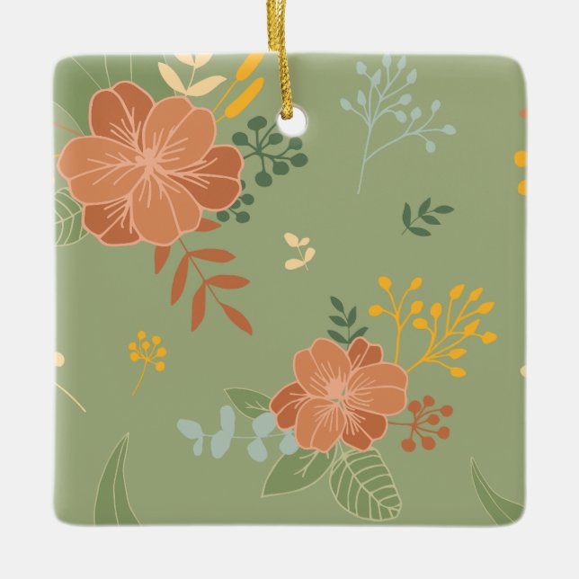 Ornement En Céramique multicolore (Devant)