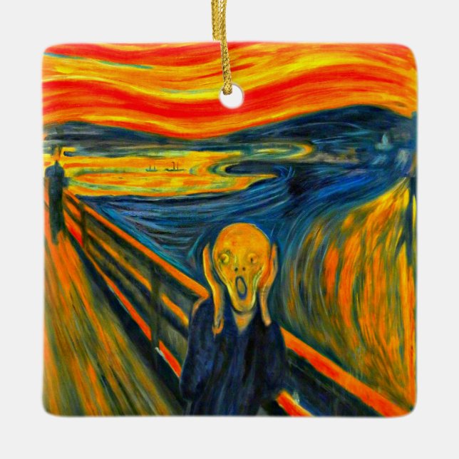 Ornement En Céramique Munch The Scream (Devant)
